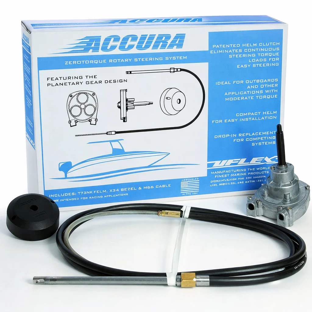 Uflex Accura 17ft Nonreversible Rotary Steering Package ACCURA17FC
