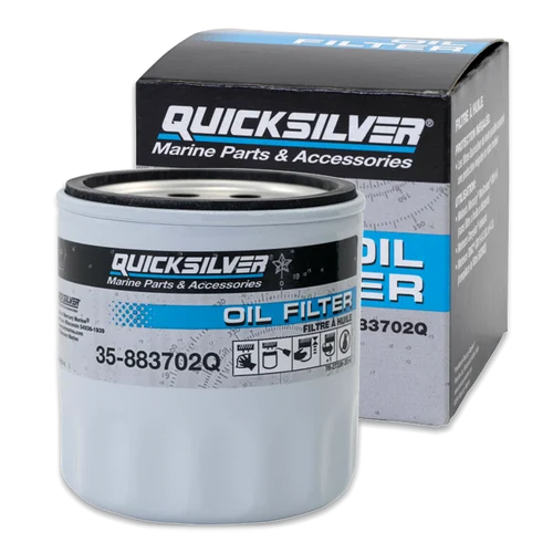 OEM Engine Block Mount Oil Filter - V-6 MerCruiser Stern Drive Engines 35-883702Q