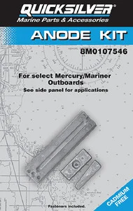 OEM Quicksilver/Mercury Anode Kit O/B 97-8M0107546
