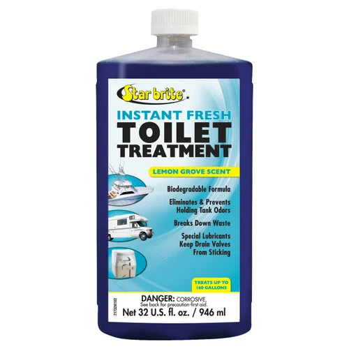 Starbrite Inst Fresh Toil Treat Lemon Quart 71732