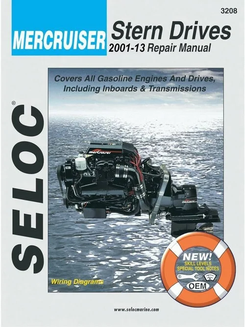 Seloc Publishing Manual MerCruiser 01-13 Gas Drives I/B 3208