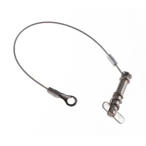 Attwood Marine Clevis Pin Tethered 1/4 Spring 66202-3