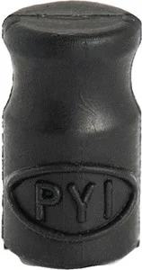 PYI - Clamp Jackets 1/4 Black 100pk - CJ-T14-100