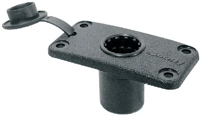 Scotty Downriggers - Rod Holder Mt. Flush Black - 244BK