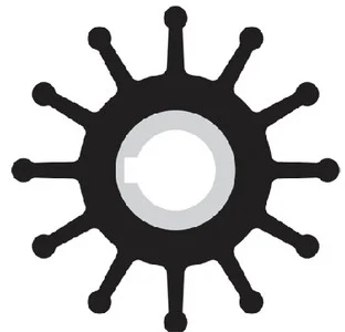 Sherwood Pump - P Impeller Kit W/gaskets - 09000K