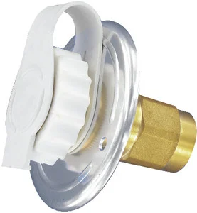 Valterra - Metal Inlet 2 3/4in Wht Carded - A01-0172LFVP