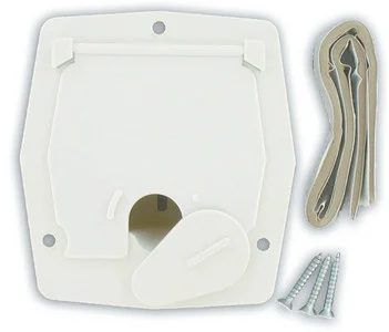 Valterra - Small Square Wht Cable Hatch - A10-2143VP