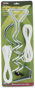 Valterra - 2 Happy Hooks W/cord & Screw S - A30-0200