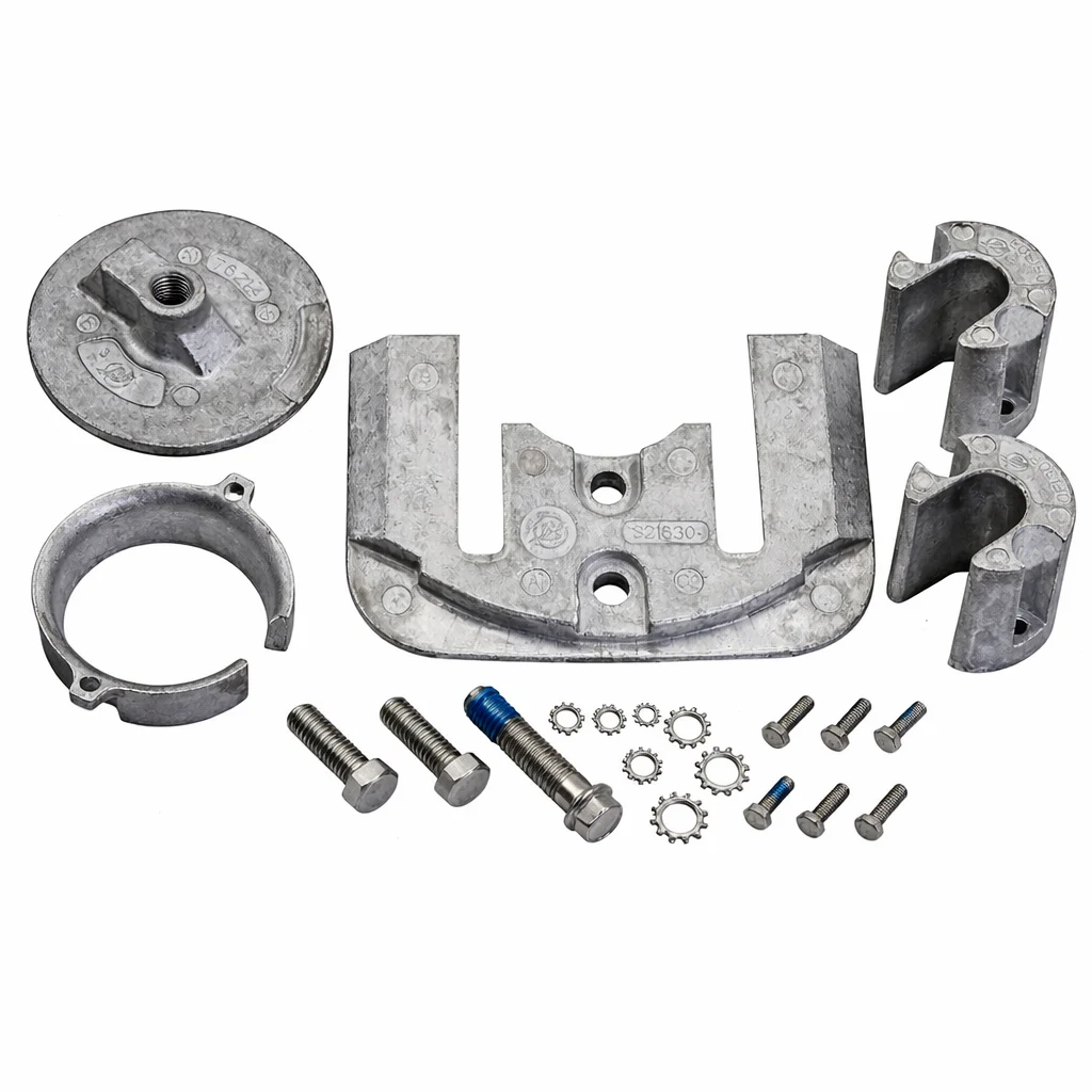 Mercury MerCruiser Quicksilver Aluminum Anode Kit Bravo One 888758Q02