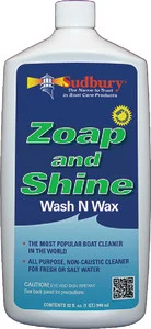 Sudbury Boat Care - Boat Zoap & Shine Gallon - 809G