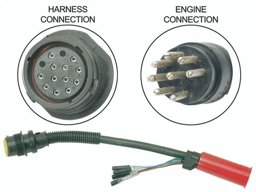 OEM Quicksilver/Mercury 1' 8 Pin Male to 14 Pin Female Adaptor 84-896539T01