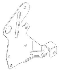OEM Quicksilver/Mercury Alternator/Power Steering Bracket 860370T