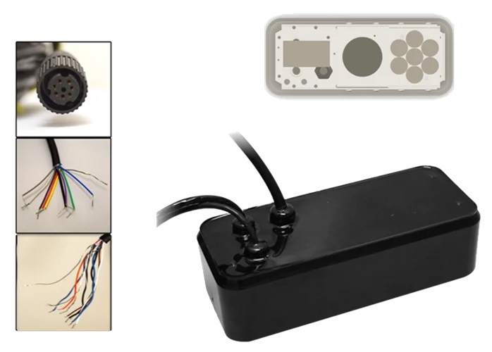 Furuno 165T/275LHW Pocket Mount Combo Wide Beam Transducer f/DFF3D