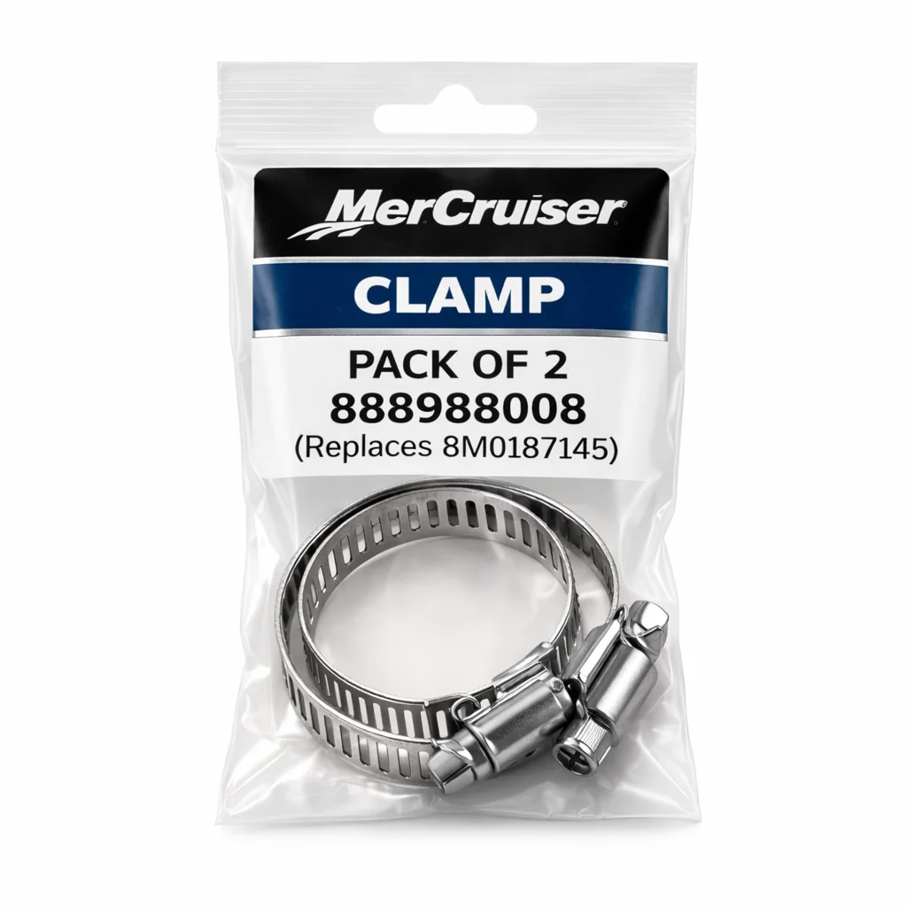 MerCruiser Clamp - Pack of 2 (888988008) (Replaces 8M0187145)
