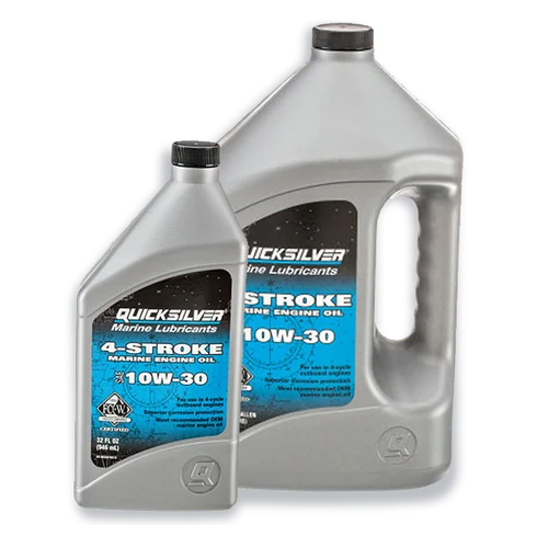 OEM Quicksilver 4-Stroke 10W-30 Marine Engine Oil 8M0078616 8M0078617