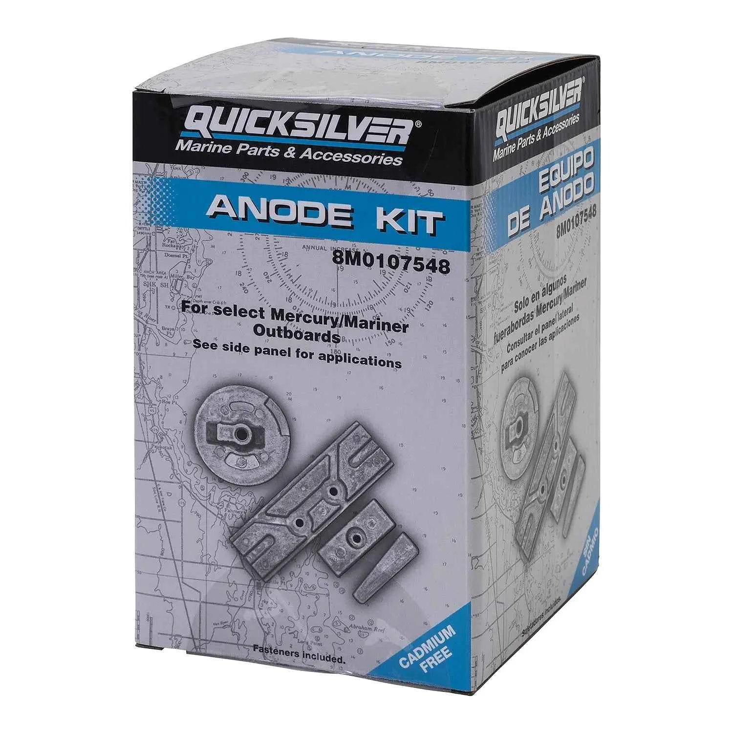 8M0107548 Aluminum Anode Kit - Mercury - 75-150HP