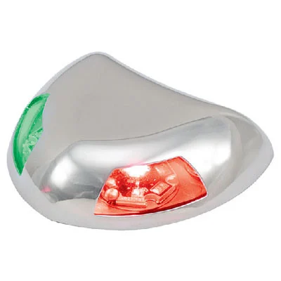 Perko Stealth II Series LED Horizontal Mount Bi Color Bow Light Stainless Steel 0615DP2STS
