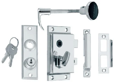 Perko - Rim Lock St W/blt-flush Strik - 0919DP0CHR