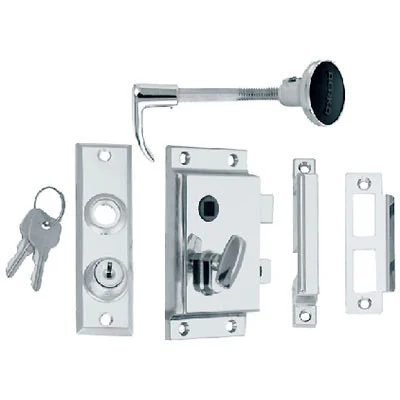 Perko Rim Lock St with Bolt-Flush Strike 0919Dp0Chr