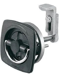 Perko - 2-1/2x2-1/2 Blk Flush Latch - 0932DP2BLK