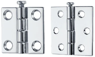 Perko - 2-1/2x2-1/2 Rem Pin Hinge(1pr - 1293DP6CHR