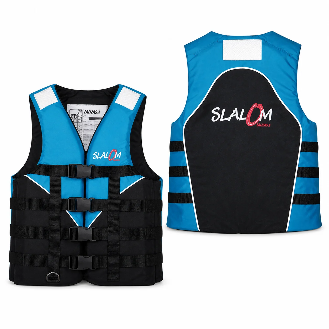 LALIZAS Slalom Buoyancy Aid 50N | Adult 70–90kg | 71066 | Blue/Black