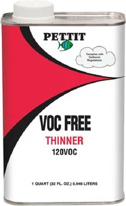Pettit - 120 Voc Free Thinner Qt - 11212208