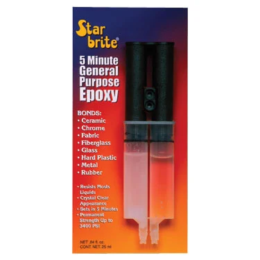 Starbrite Epoxy Syringe Clear 93401