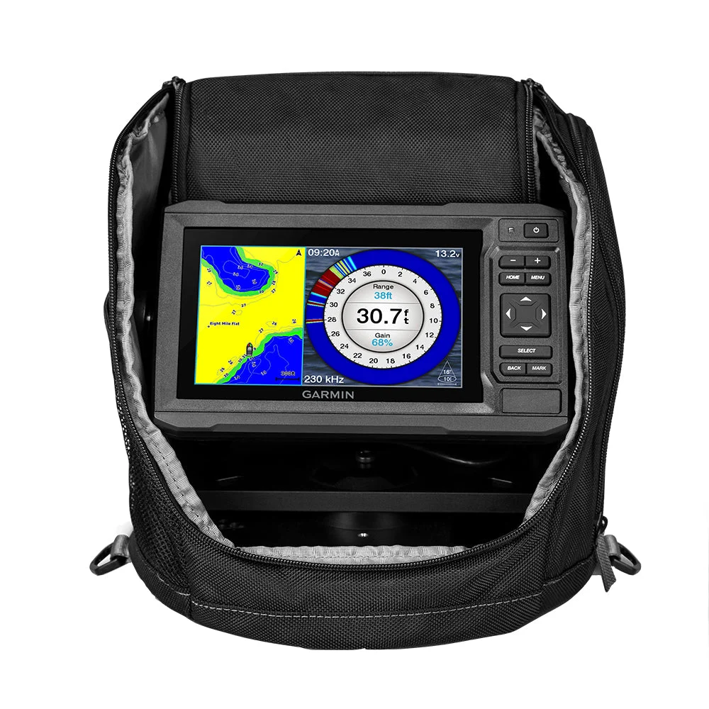 Garmin ECHOMAP UHD 63cv Ice Fishing Bundle w/GT8HW-IF