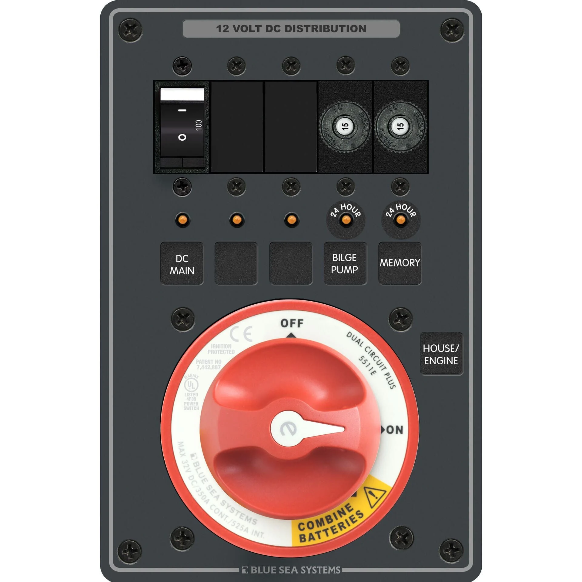 Blue Sea Systems Dual Main Distribution Panel 8690 (BSS 8690)