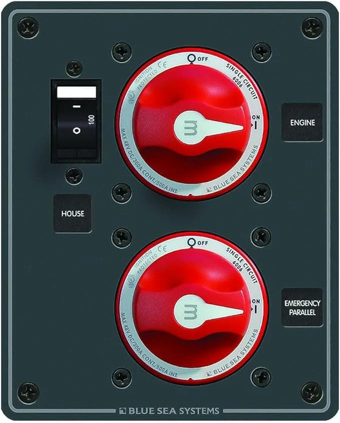 Blue Sea Systems Dual Battery Bank Management Panel 8080 (BSS 8080)