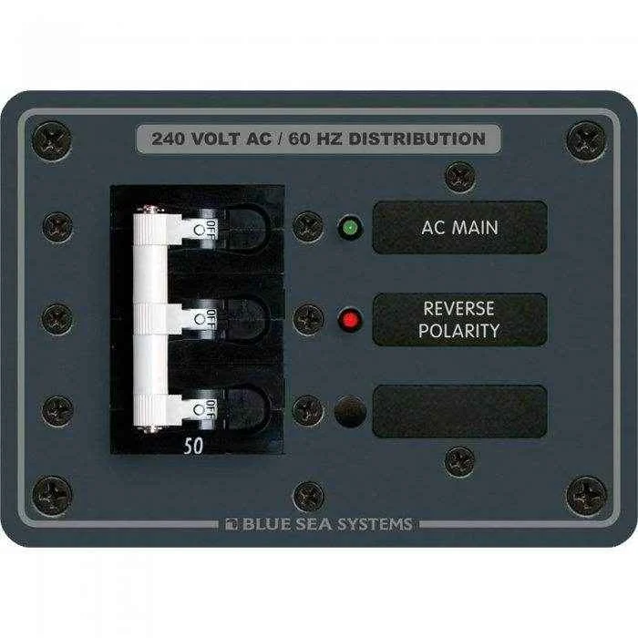 Blue Sea 120/240V C-Series Main Ac Breaker Panel 7372