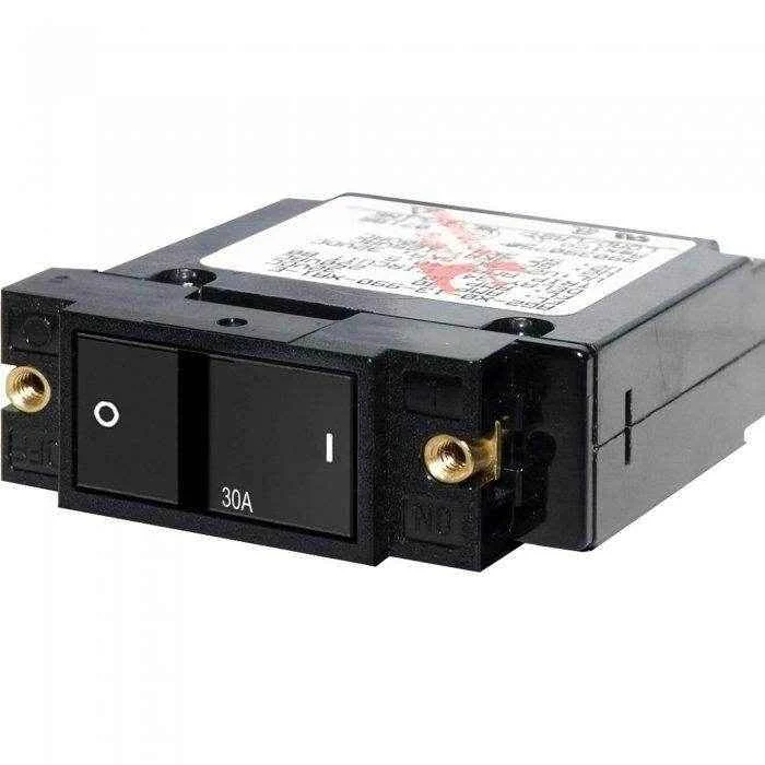 Blue Sea 30 Amp A Series Flat Rocker Circuit Breaker 7406