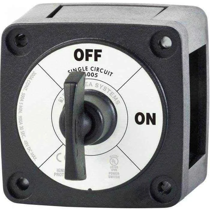 Blue Sea Black M Series Battery Switch 6005200