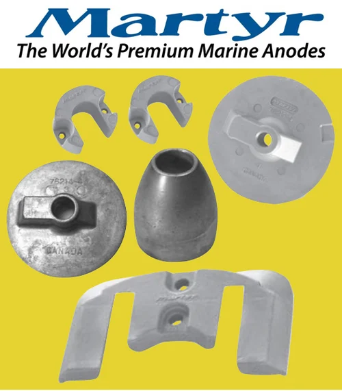 Martyr MerCruiser Bravo 3 Anode Kit (Magnesium 2004+) CMBRAVO3KITM