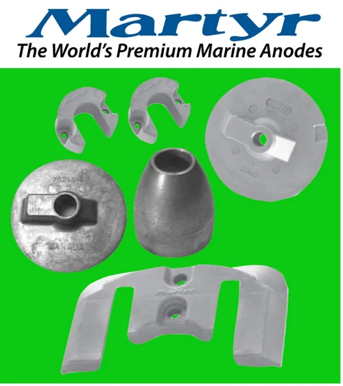 Martyr MerCruiser Bravo 3 Anode Kit (Zinc 2004+) CMBRAVO3KITZ