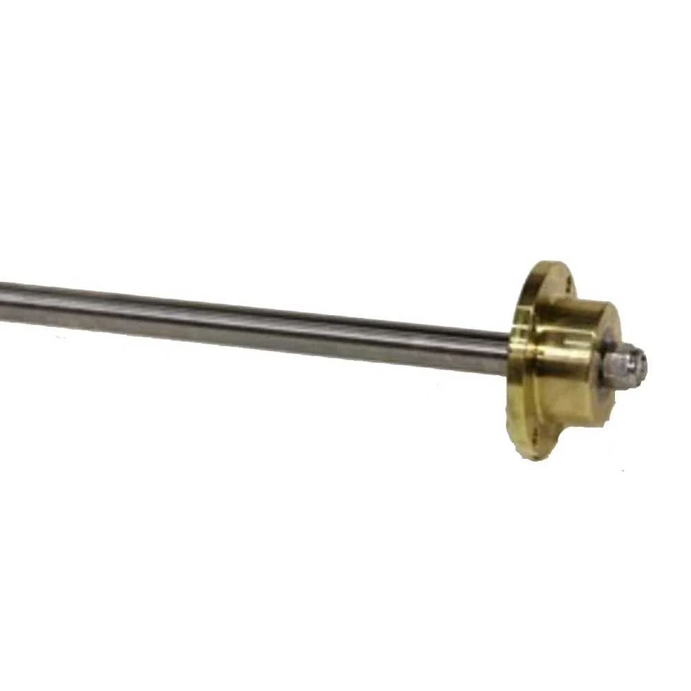 1-1/8" X 5" Inboard Shaft System With Inverted Hurth Steel Coupler Dual Taper 50.00" Assembled Length