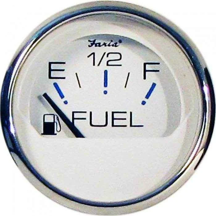 Chesapeake White Fuel Level Gauge | Faria 13801