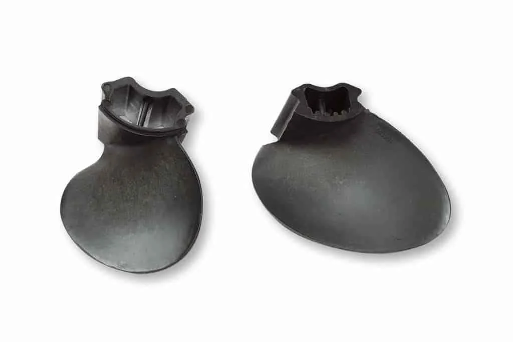 D and E Series 3 Bladed Pack of 3 Blades | Piranha Propellers 9.55E
