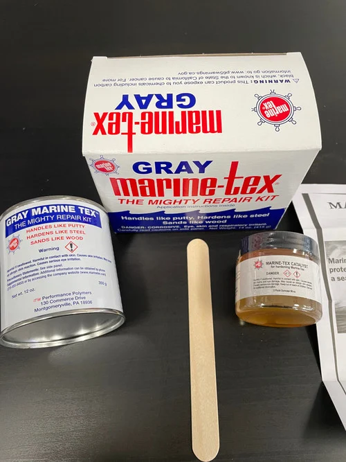 Marinetex 1 Lb. Grey Gray Marine-Tex Kit RM302K