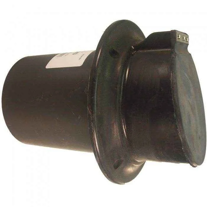 Exhaust Thru Hull with Flapper Black 5 in. | Centek 1200343