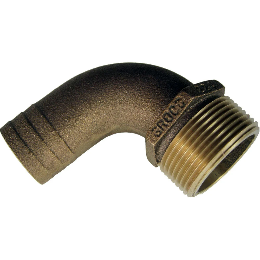 Hose Barb 1-1/4 Inch 90 Degree For Strainers