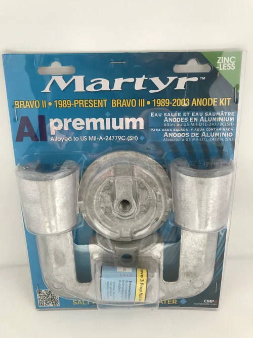 Martyr MerCruiser Bravo 2 & 3 Anode Kit (Aluminum) CMBRAVO23KITA