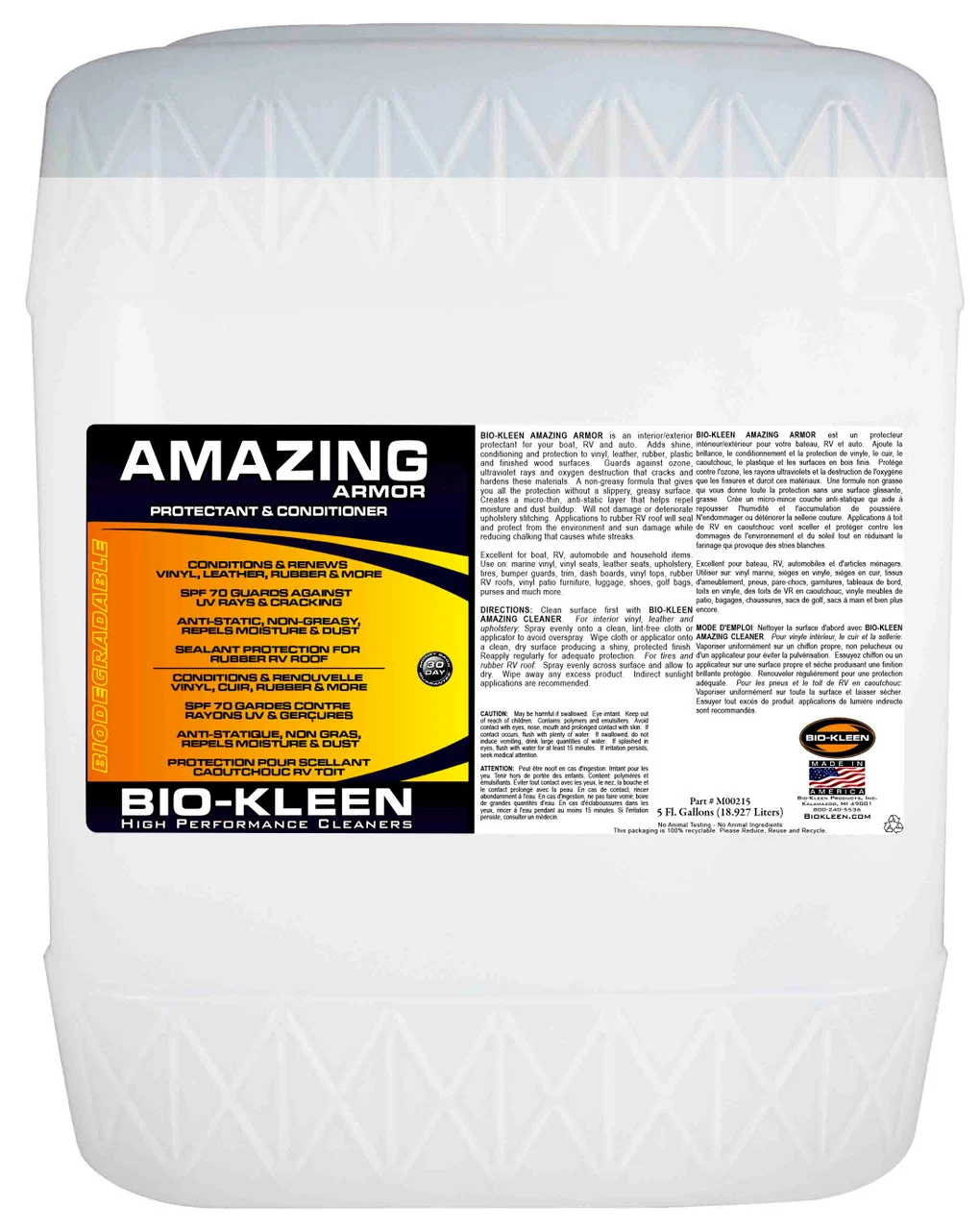 Bio-kleen - Amazing Armor 5 Gallon. (am Armor 5gal)