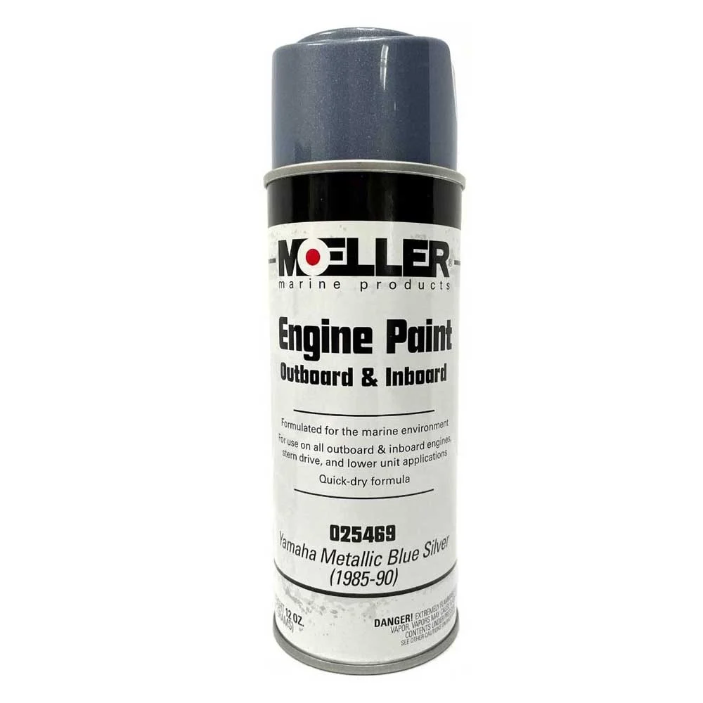 12 Ounce Yamaha Metallic Blue Silver Spray Paint Moeller™ 025469