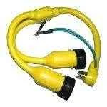 Marinco Y Adapter 2-50 Amp Locking To 50 Amp Straight 164Ay