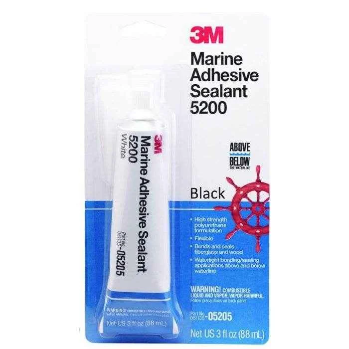 Marine Adhesive Sealant 5200 Black - 3 oz. | 3M 05205