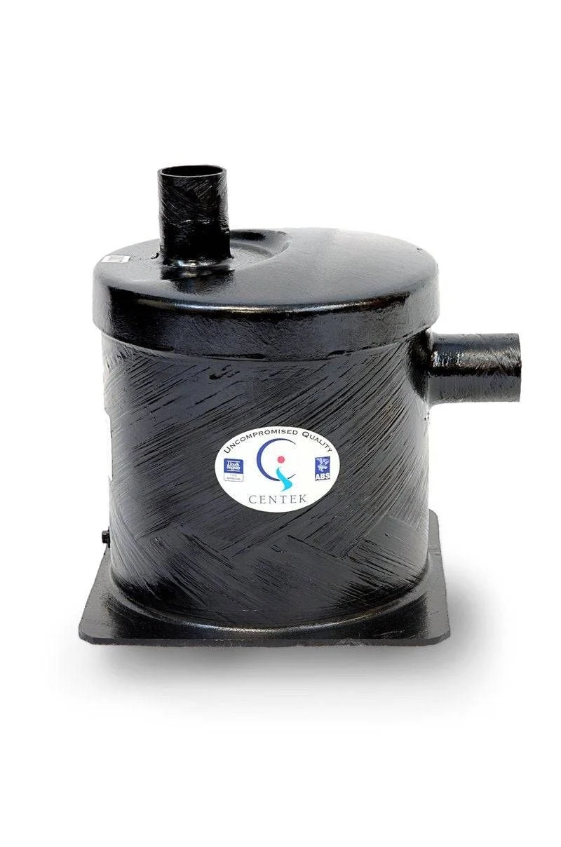 Muffler 2" Side In / Top Out | Centek 1500054