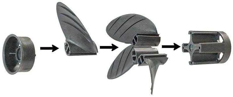 Nissan / Tohatsu Hub Assembly | Piranha Propellers TC3-5