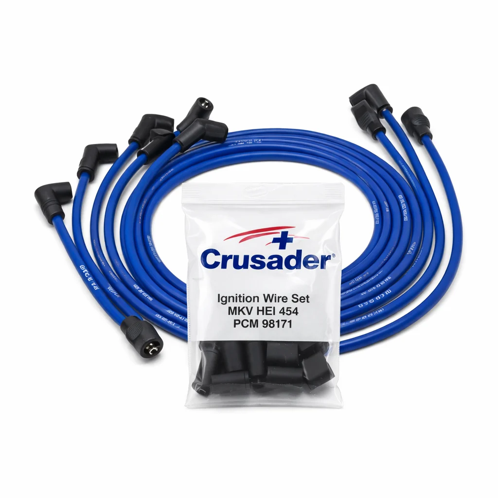 Crusader Ignition Wire Set - MKV HEI 454 - PCM 98171